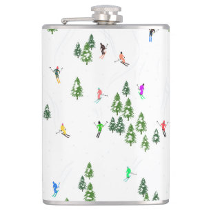 Apres Winter Ski Skiers Flask