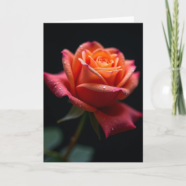 Apricot Blossom Mothers Day Card (Front)