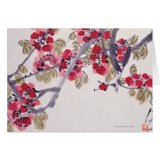 Apricot Blossoms Cards (Front Horizontal)