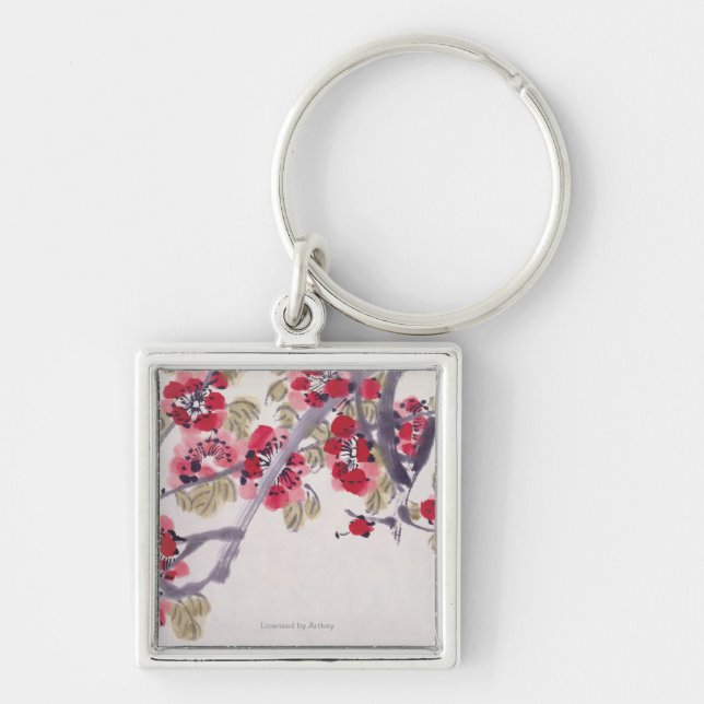 Apricot Blossoms Keychain (Front)