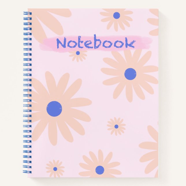 Apricot Chamomile Notebook 🌸📓  (Front)