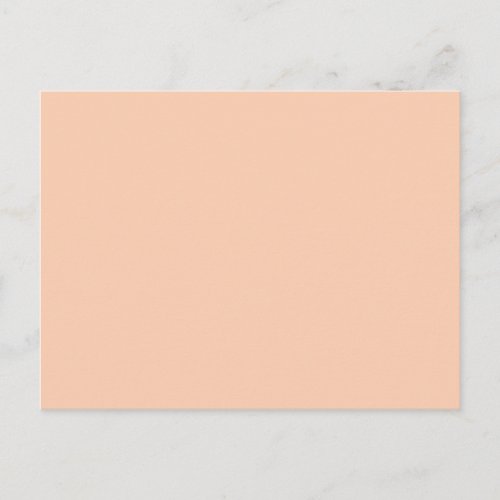 Apricot Color Background Postcard