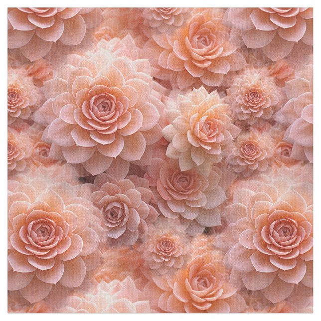 Apricot Crush Colour of the Year 2024 Fabric (Close Up)