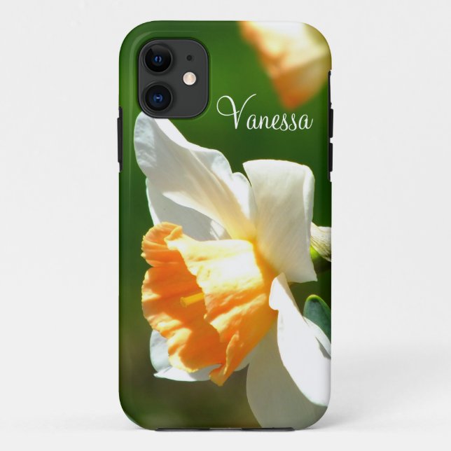 Apricot Daffodil iPhone 5 Case *Personalized* (Back)