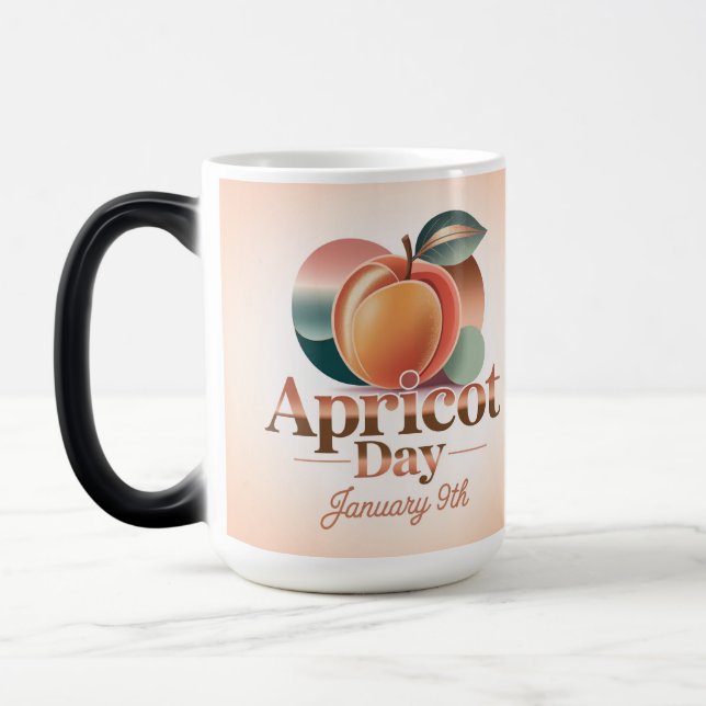 Apricot Day January 9th Morphing Mug (Left)
