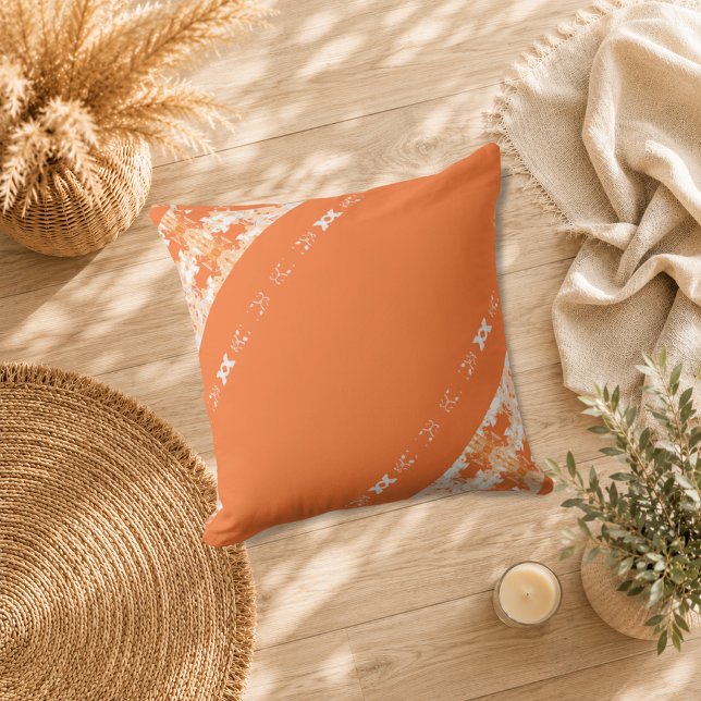 Apricot Embrace Throw Pillow (Creator Uploaded)