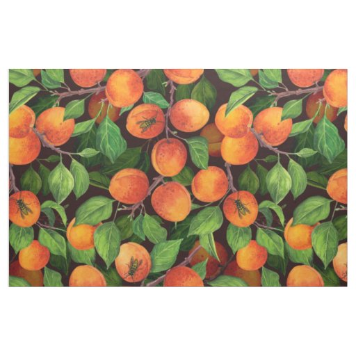 Apricot garden 1 fabric
