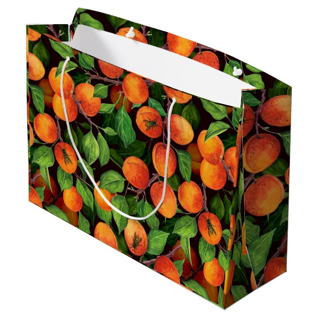 Apricot garden 1 large gift bag (Back Angled)