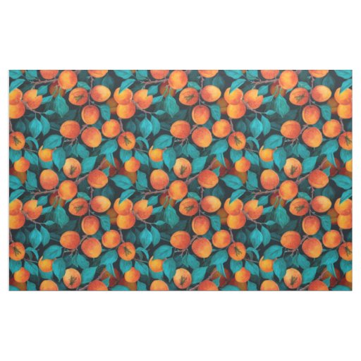 Apricot garden 2 fabric