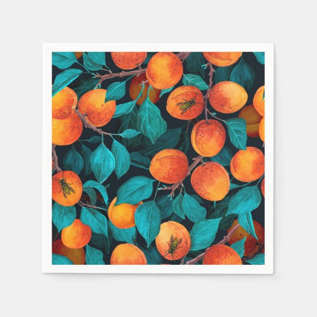 Apricot garden 2 napkins (Front)