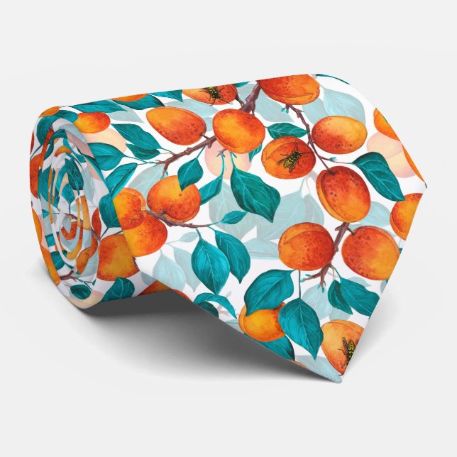 Apricot garden 4 neck tie (Rolled)
