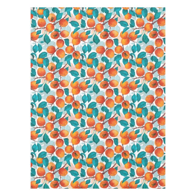 Apricot garden 4 tablecloth (Front)
