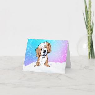 Apricot Goldendoodle  Card