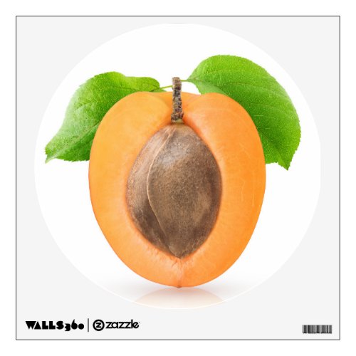 Apricot half wall decal