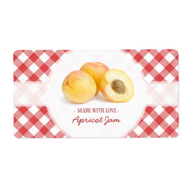 Apricot Jam label | Zazzle
