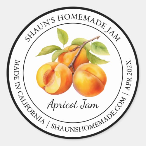 Apricot Jam Modern label