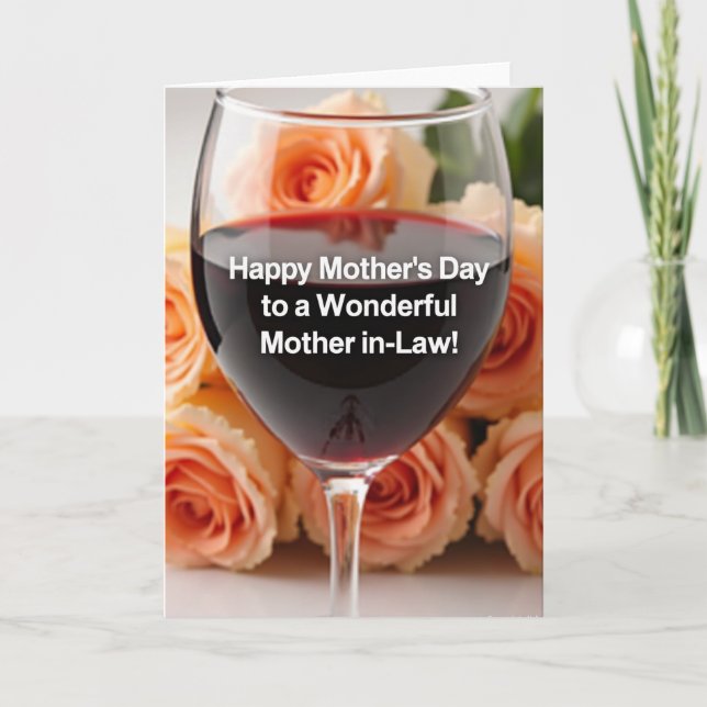 Apricot Kiss Mothers Day Card (Front)