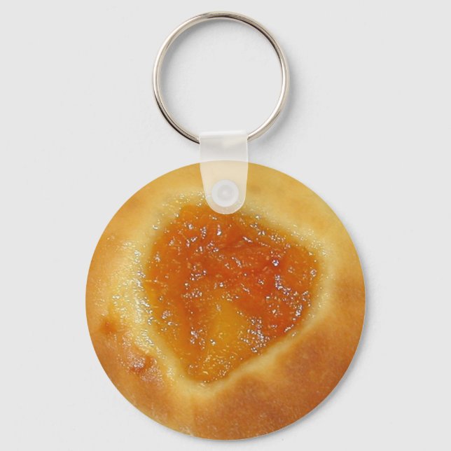 Apricot Kolache keychain (Front)