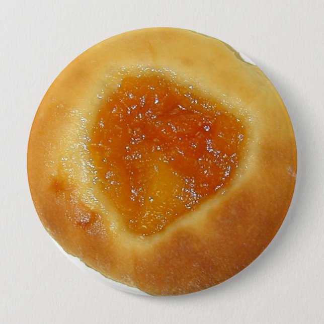 Apricot Kolache pin (Front)