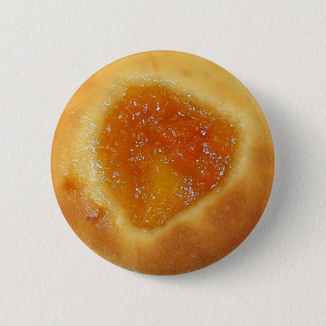 Apricot Kolache pin (Front)