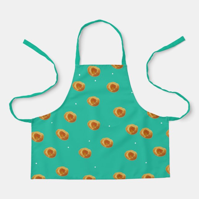 Apricot Kolaches and Dots apron (Front)