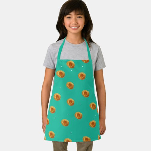 Apricot Kolaches and Dots apron