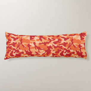Apricot Lava Camouflage Body Pillow