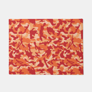 Apricot Lava Camouflage Doormat