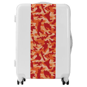 Apricot Lava Camouflage Luggage