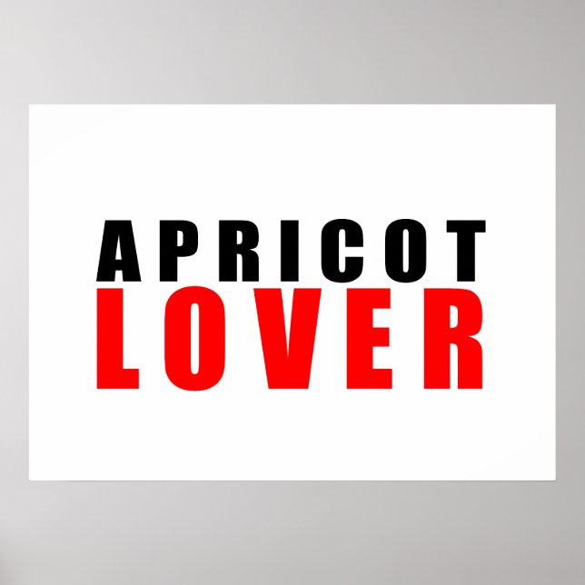 Apricot lover poster (Front)
