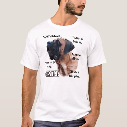 Apricot Mastiff FAQ shirt