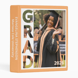 Apricot Nursing Graduation Graduate Photo Album Mini Binder