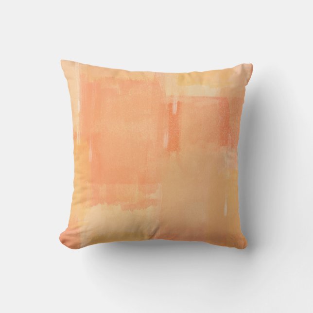 Apricot Paint Test Outdoor Pillow 16x16 (Front)