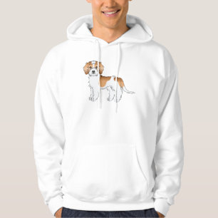 Apricot Parti-color Mini Goldendoodle Dog Hoodie