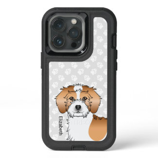 Apricot Parti-color Mini Goldendoodle Dog iPhone 13 Pro Case