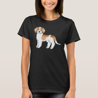Apricot Parti-color Mini Goldendoodle Dog T-Shirt