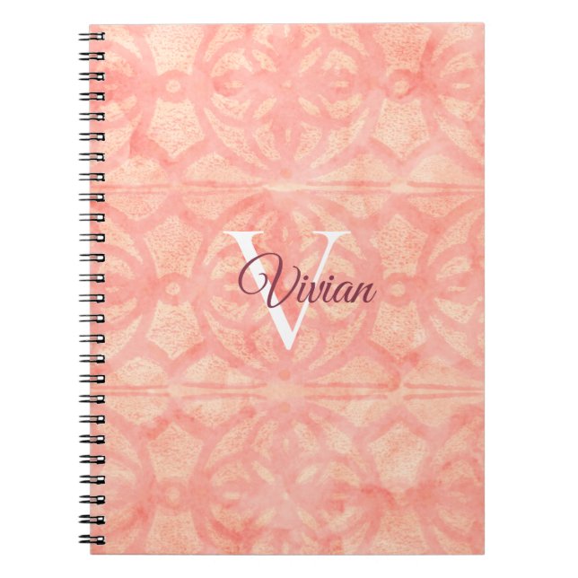 Apricot Pink Notebook (Front)