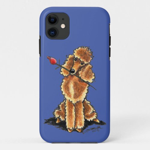 Apricot Poodle Sweetheart iPhone 11 Case