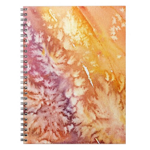 Apricot Rose Abstract Design Notebook