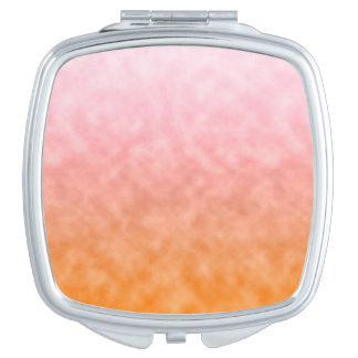 Apricot Skies Compact Mirror