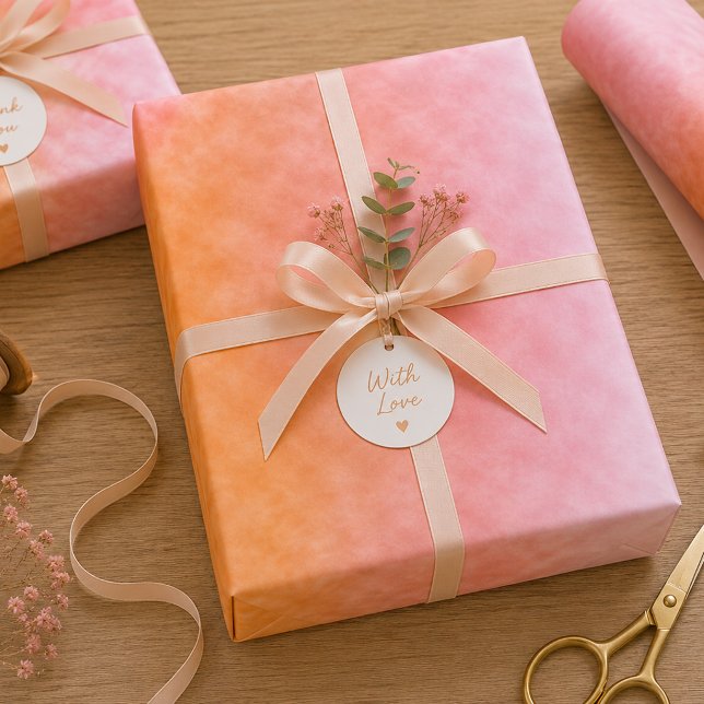 Apricot Skies Wrapping Paper Sheets (Creator Uploaded)