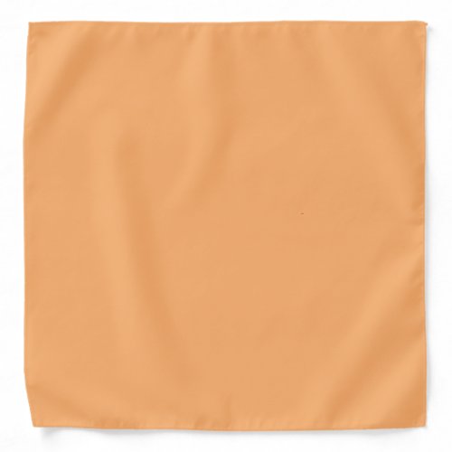 Apricot solid color  bandana