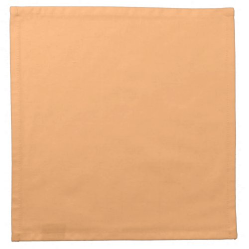 Apricot solid color  cloth napkin