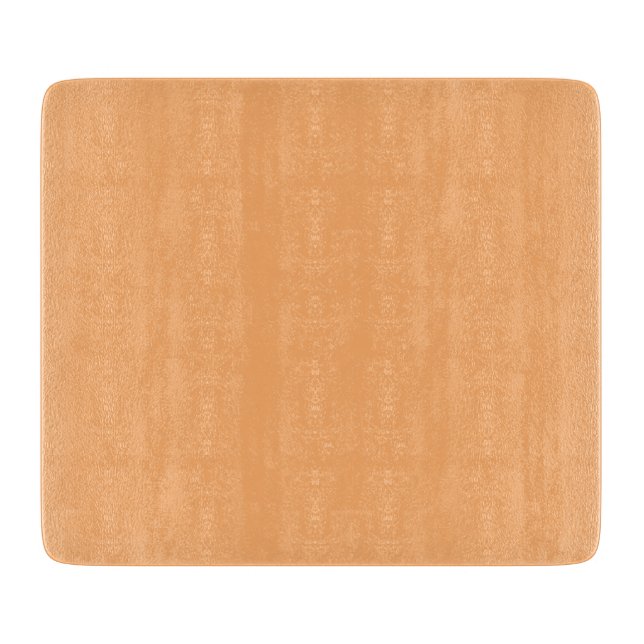 Apricot (solid color)  cutting board (Front)