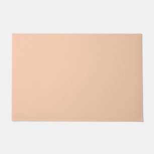 Apricot (solid color) Doormat