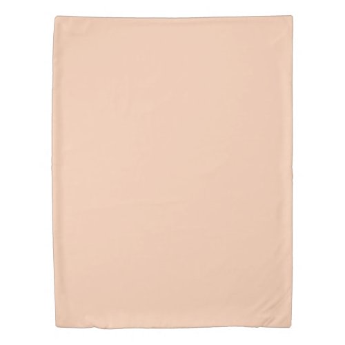  Apricot solid color 	 Duvet Cover