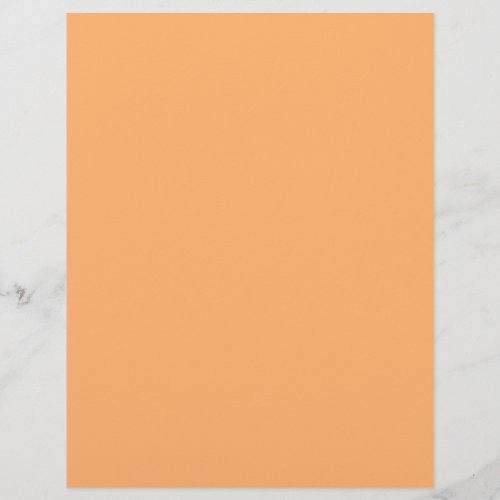 Apricot solid color  letterhead
