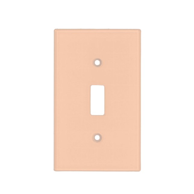  Apricot (solid color) 	 Light Switch Cover (Front)