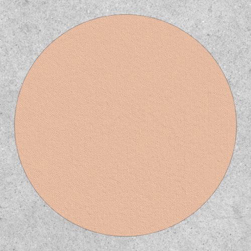  Apricot solid color 	 Patch