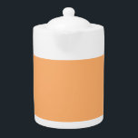 Apricot  teapot<br><div class="desc">Apricot (solid color)</div>
